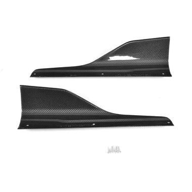 Velt Sport Carbon Fiber Side Skirts (Side Skirt Fins) - BMW F87 M2 Competition by Velt Sport VELT-EXT-0342