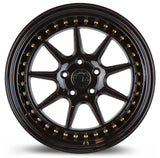 Aodhan Aodhan DS-X 18" 5x114.3 Gloss Black w /Gold Rivets