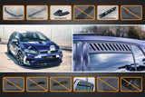 Flow Designs Mk7.5 Golf R Full Lip Splitter Set with Flow-Lock Rear Diffuser by Flow Designs GLMK75RPK0-WV