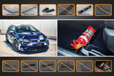 Flow Designs Mk7.5 Golf R Full Lip Splitter Set with Flow-Lock Rear Diffuser by Flow Designs GLMK75RPK0-FBR