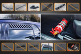 Flow Designs Mk7.5 Golf R Full Lip Splitter Set with Flow-Lock Rear Diffuser by Flow Designs GLMK75RPK2-FBR-WV
