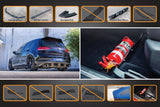 Flow Designs Mk7.5 Golf R Full Lip Splitter Set with Flow-Lock Rear Diffuser by Flow Designs GLMK75RPK0-FBR-S