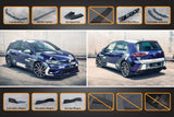 Flow Designs Mk7.5 Golf R Full Lip Splitter Set with Flow-Lock Rear Diffuser by Flow Designs GLMK75RPK2
