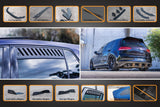 Flow Designs Mk7.5 Golf GTI Full Lip Splitter Set with Flow-Lock Rear Diffuser by Flow Designs GLMK75GTIPK2