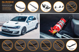 Flow Designs Mk7 Golf GTI Full Lip Splitter Set with Flow-Lock Rear Diffuser by Flow Designs GLMK7GTIPK0-FBR
