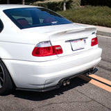 Suvneer Motorsports Suvneer MX Designed E46 Carbon Fiber Rear Splitters E46M3RRSPL