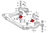 Verkline Gearbox Mounts (Track Hardness) - Audi / B4 / I5 by Verkline ela-002-85