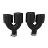 XForce Black Quad 4.5 inch Tip  - VW / MK7 / MK7.5 / Golf R by Xforce ESMQB4TIPSK