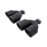 XForce Black Quad 4.5 inch Tip  - VW / MK7 / MK7.5 / Golf R by Xforce ESMQB4TIPSK