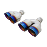 XForce Burnt Blue Look Quad 4.5 inch Tip  - VW / MK7 / MK7.5 / Golf R by Xforce ESMQB4TIPSB