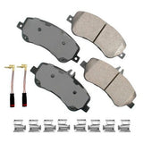 Akebono Front EURO Ultra Premium Ceramic Disc Brake Pad Kit