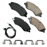 Akebono Front EURO Ultra Premium Ceramic Disc Brake Pad Kit