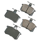 Akebono Rear EURO Ultra Premium Ceramic Disc Brake Pad Kit
