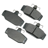 Akebono Rear EURO Ultra Premium Ceramic Disc Brake Pad Kit