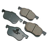 Akebono Front EURO Ultra Premium Ceramic Disc Brake Pad Kit