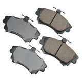 Akebono Front EURO Ultra Premium Ceramic Disc Brake Pad Kit