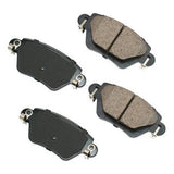 Akebono Rear EURO Ultra Premium Ceramic Disc Brake Pad Kit