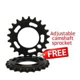 VW MKIV GTI T3 TWIN SCROLL TOP MOUNT FLANGE TURBOCHARGER EXHAUST MANIFOLD + 252 / 260 HIGH PERFORMANCE CAMSHAFT SET FOR VW/AUDI 1.8L 20V by SPA Performance CMBEVW11A06032