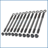 SPA Performance Forged Piston & Rings Set (83.5mm) w/ 159mm x 20mm High Performance Steel Basic Connecting Rod Set (3/8" Bolt), Decompression Head Gasket Spacer (1.5mm) & Head Stud Set - VW / ABF / 2.0L 16v by SPA Performance CMBUSAMVLPTW40002