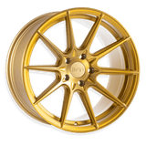 F1R F1R F101 18" 5x114 Brushed Gold