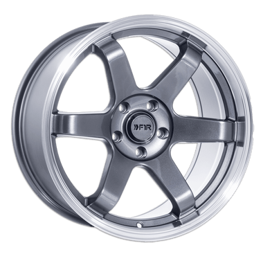 F1R 17x8 et35 / 5x114.3 F1R F106 17" 5x114.3 Gunmetal w/ Polish Lip F106178GMP35