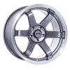 F1R F106 17" 5x114.3 Gunmetal w/ Polish Lip - 17x8 et35 / 5x114.3