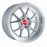 F1R 17x8.5 et38 / 5x114 F1R F105 17" 5x114 Machine Silver F1051785MS38