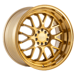 F1R 18x8.5 et45 / 5x112/114.3 F1R F21 18" 5x112/114.3 Machine Gold F2118855112MG45-v2