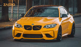 Zaero Design BMW M2 OG F87 EVO-S Gloss Black Front Splitter by Zaero Design ZA-F87-EVO-S-FS