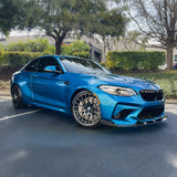 CarBahn Gloss Carbon Fiber Front Splitter - BMW M2 Competition by CarBahn CBF8X-8030