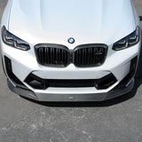 Suvneer Motorsport F97 & F98 LCI SM Carbon Fiber Front Lip (2022-Present) by Suvneer Motorsports F97SUVLIP-LCI