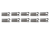 Lug Nuts XL 6pt Spline / Cone / Silver / 14x1.5 (Set Of 10) by DTM Design FCA-70213S-QTY10