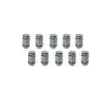 Lug Nuts - Acorn Cone Seat / Silver / 12x1.5 (Set of 10) by Velt Sport FCA-70022B-QTY10