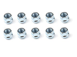 Lug Nuts - Open Ended Acorn / Cone Seat / Silver / 14x1.5 (Set Of 10) by DTM Design FCA-70033B-QTY10