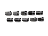 Lug Nuts / 6pt Spline / Cone / Black / 14x1.5 (Set Of 10) by DTM Design FCA-70203SBK-QTY10