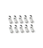 Lug Nuts - XXL Acorn / Cone Seat / Silver / 14x1.5 (Set of 10) by Velt Sport FCA-70353B-QTY10