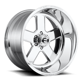 Fuel Wheels DD71 FF71 20" 6x139.7 Gloss Brushed Polished by Fuel Offroad DD7120907750