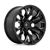 Fuel Wheels D803 Flame 22" 6x139.7 Gloss Black Milled by Fuel Offroad D80322008447
