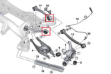 Fall-Line Motorsports E9X M3 Rear Upper Control Arm Bearing Set - Outer | FLM-E9X-1BRUCA