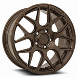 MRR FS1 18" 5x100 up to 5x130 Matte Bronze (Custom Drilled) by MRR Wheels