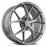 MRR FS6 19" 5x100 up to 5x120.7 Gloss Gun Metal (Custom Drilled) by MRR Wheels