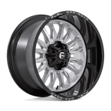Fuel Wheels D798 ARC 22" 8x170 Silver Brushed Face With Milled Black Lip by Fuel Offroad D79822201747