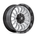 Fuel Wheels D798 ARC 20" 8x180 Silver Brushed Face With Milled Black Lip by Fuel Offroad D79820001847