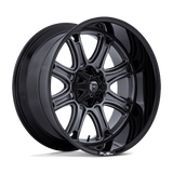 Fuel Wheels Darkstar 24" 8x170 Matte Gunmetal With Black Lip by Fuel Offroad FC853AB24128744N