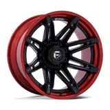 Fuel Wheels FC401 Brawl 20" 8x180 Matte Black With Candy Red Lip by Fuel Offroad FC401MQ20108818N