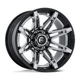 Fuel Wheels FC401 Brawl 24" 8x180 Chrome With Gloss Black Lip by Fuel Offroad FC401PB24128844N