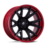 Fuel Wheels FC402 Catalyst 24" 6x139.7 Matte Black With Candy Red Lip by Fuel Offroad FC402MQ24126844N