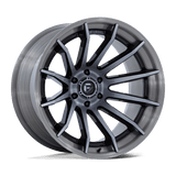 Fuel Wheels FC403 Burn 20" 6x139.7 Gloss Black With Brushed Gray Tint Face & Lip by Fuel Offroad FC403BT20106818N