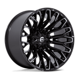 Fuel Wheels FC865 Strike 22" 6x114.3/6x139.7 Gloss Black Milled by Fuel Offroad FC865BE22127044N