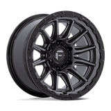 Fuel Wheels FC866 Piston 20" 5x127 Matte Gunmetal W/ Gloss Black Lip by Fuel Offroad FC866AB20105018N